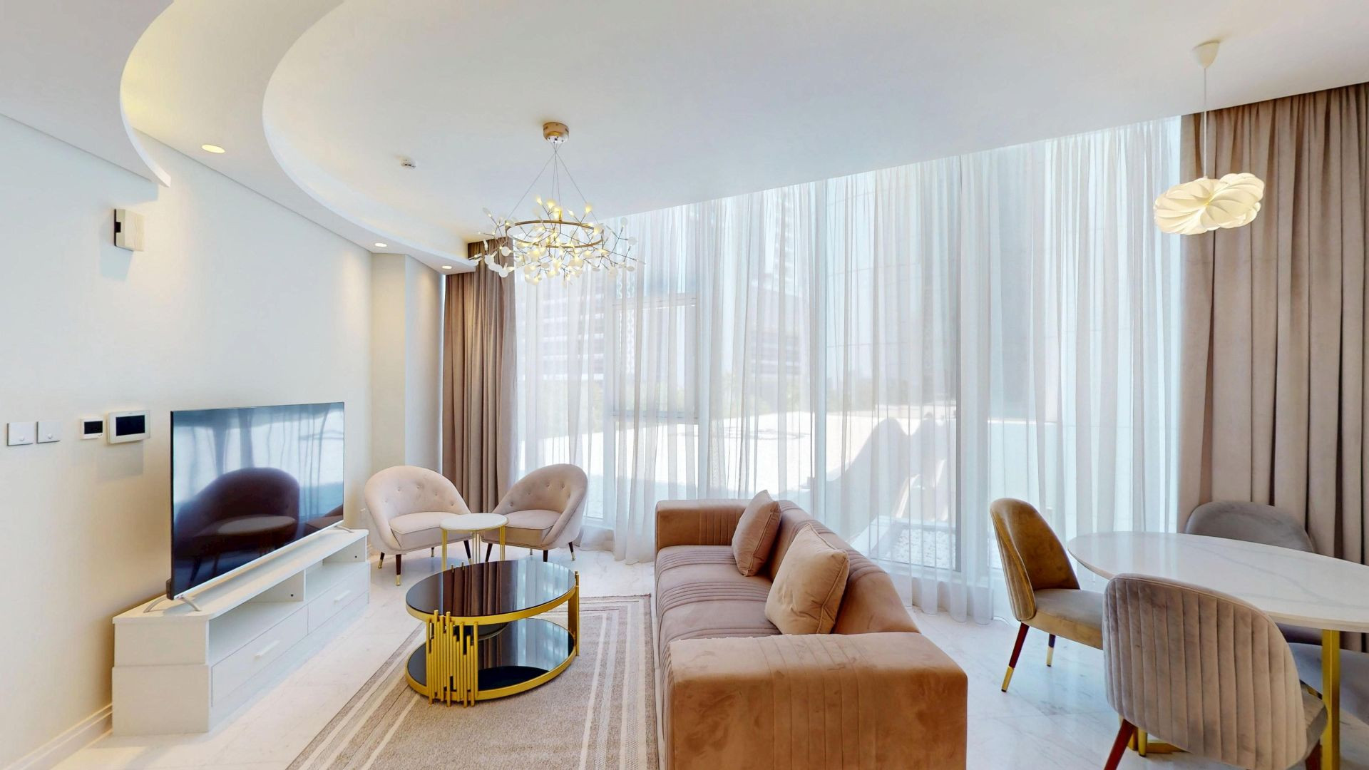 Bright & Elegant 1BR in Bahrain Bay