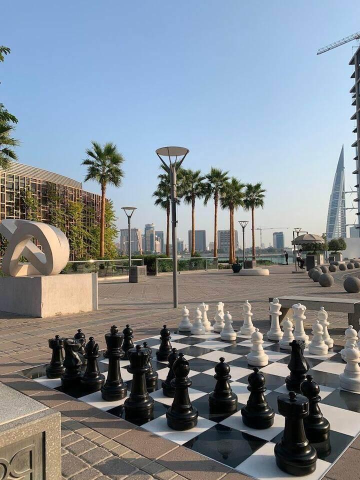 Bright & Elegant 1BR in Bahrain Bay - Image 22